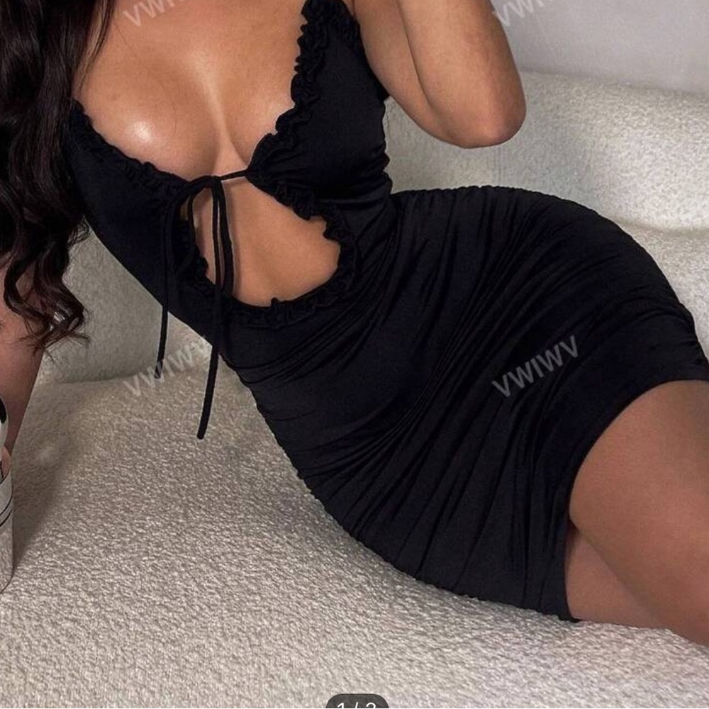 SHEIN mini dress black